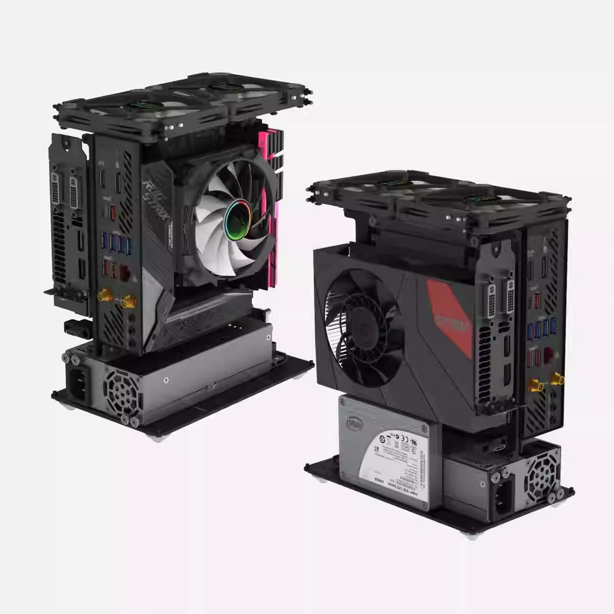 Sff Mini Itx Cnc Aluminum Chassis - Casing Komputer Mini-ITX Ukuran A4, Casing
