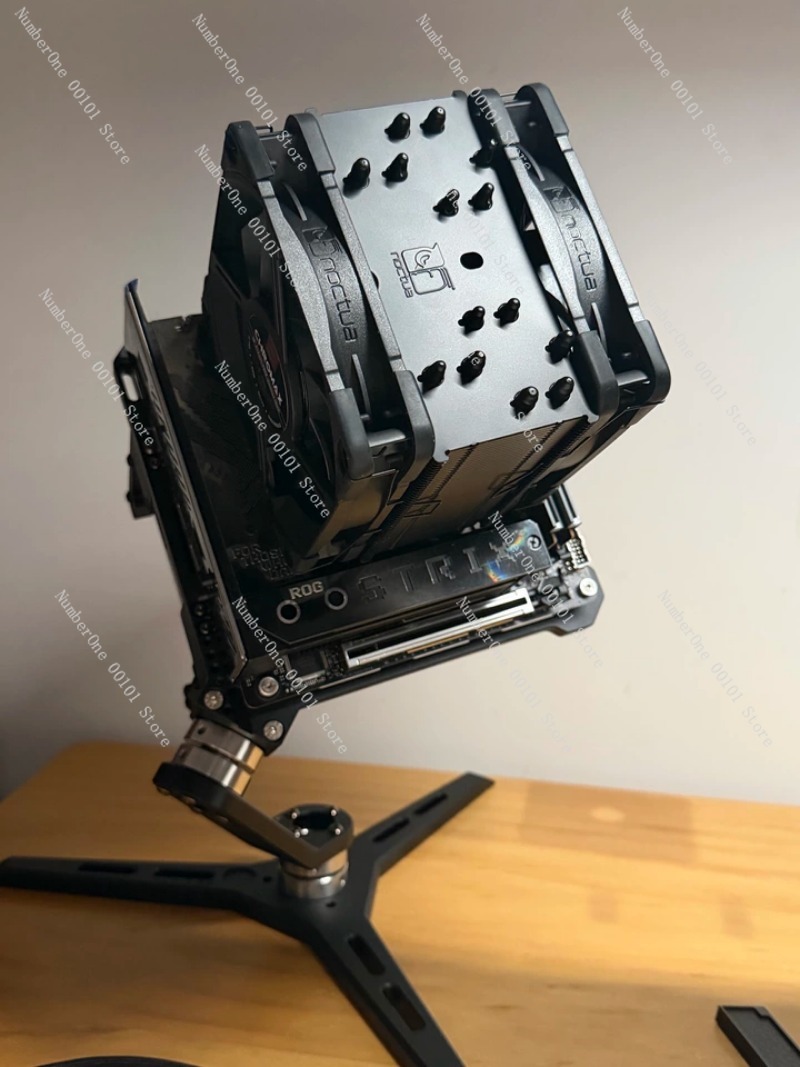 Aluminum Open Frame Test Bench Water Cooling - Casing ITX Terbuka B30 dengan Gimbal
