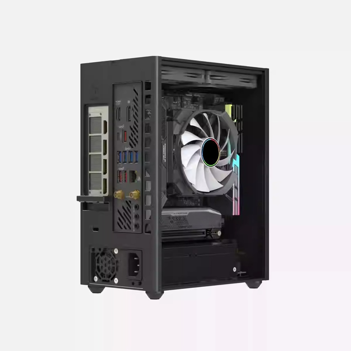 Casing Komputer Mini-ITX Ukura - Sff Mini Itx Cnc Aluminum Chassis ulasan dan harga