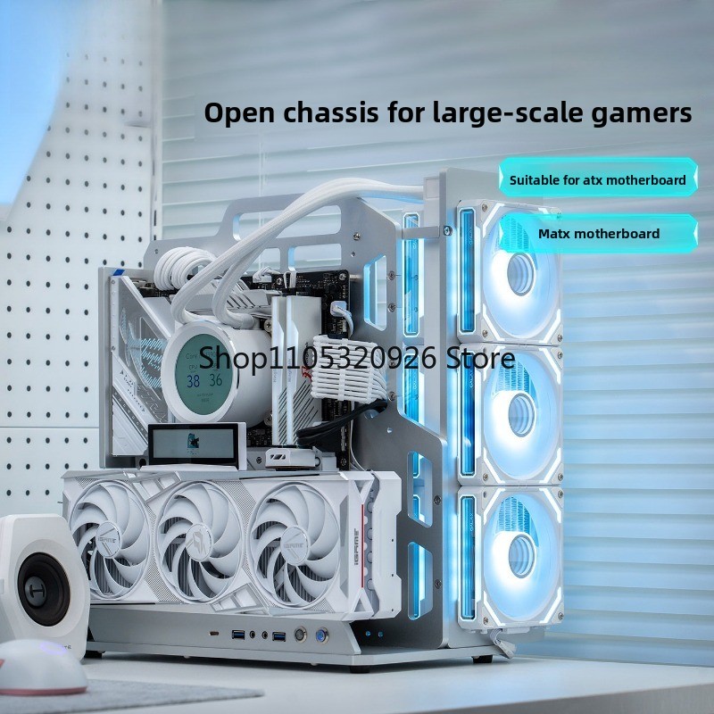 Casing Open Air Frame, Chassis - Aluminum Open Frame Test Bench Water Cooling ulasan dan harga