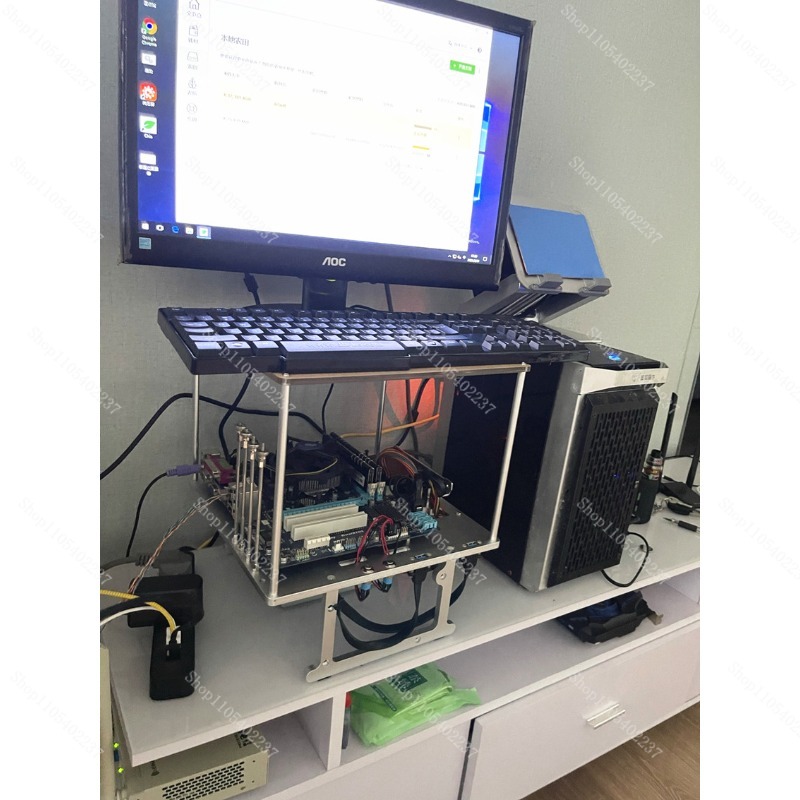 Casing Komputer Aluminium Open - Aluminum Open Frame Test Bench Water Cooling ulasan dan harga